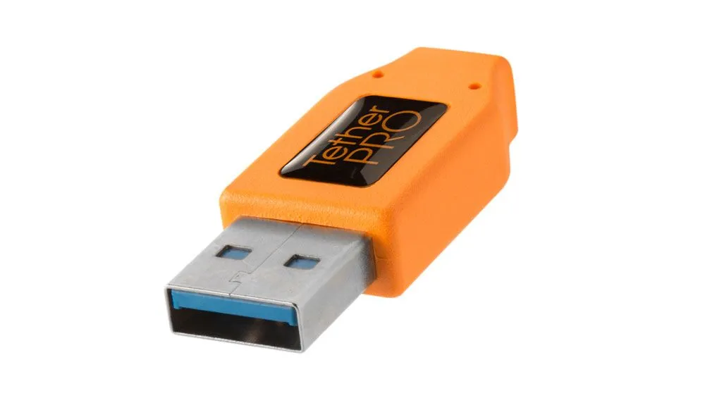 テザーツールTetherPro USB-C to USB-C TetherPro USB-C to USB-C 5G, 15′ (4.6m), Right Angle Cable