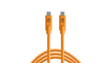 TOOLS type-c future Mサイズ TetherPro USB-C to USB-C 5G, 15′ (4.6m), Right Angle Cable