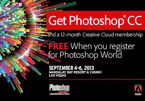 Photoshop World Attendees get FREE 12-Month Creative Cloud