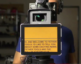 Tether Your iPad for a Teleprompter Setup