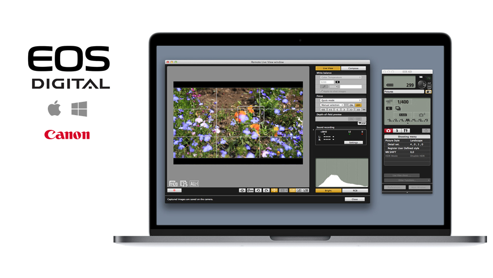 Canon Utility | Tethering for DSLR Cameras