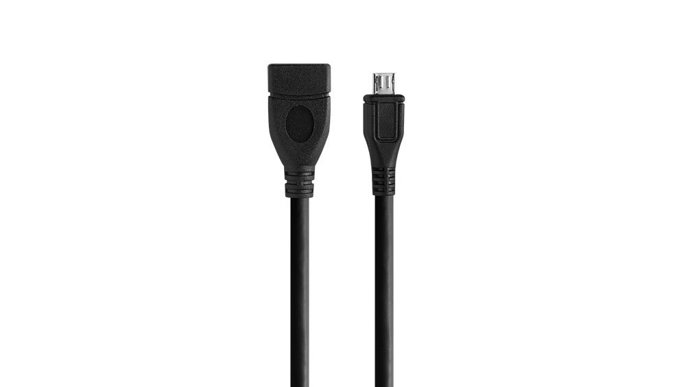 OTG Micro-USB to USB 2.0 Right Angle Adapter works for FiGO Gravity is High Speed Data-Transfer Cable for connecting any compatible USB Accessory/Device/Drive/Flash/ and truly On-The-Go! Black 
