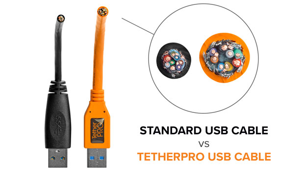 TetherPro cables vs standard cables