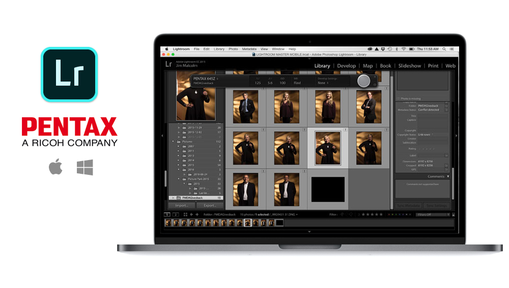 Pentax Tethered Capture Plug-in for Adobe Lightroom