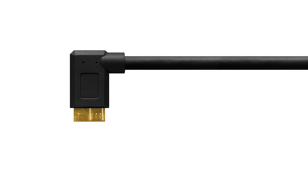 High-Visibility Orange TetherPro USB 3.0 SuperSpeed Micro-B Cable 15 feet 