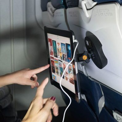 Mount Your iPad to Airplane Seat Back with Tether Tools