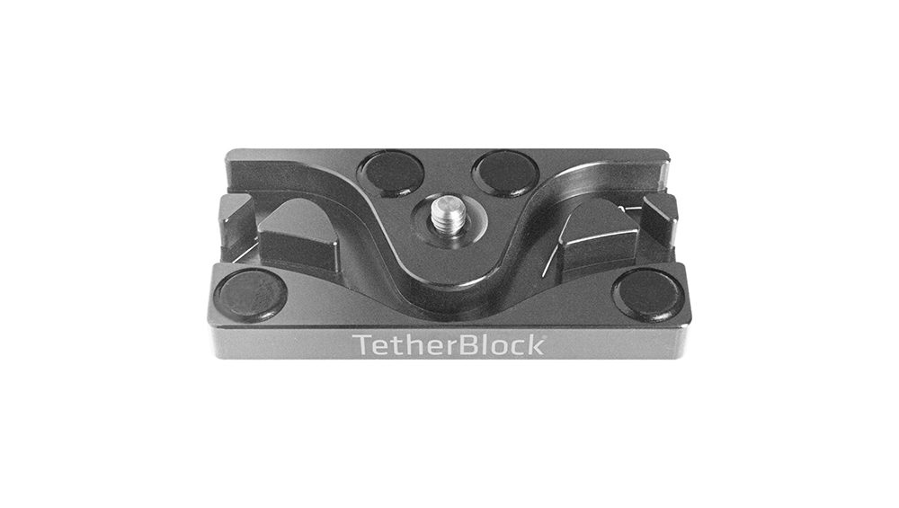 VERMOUTH Kamera-Tether-Tools-Tether-Block mit ARCA-Schnell-Freigabeteller for angebundene Fotokabel-Kabel-Fester Schloss-Port-Beschützer