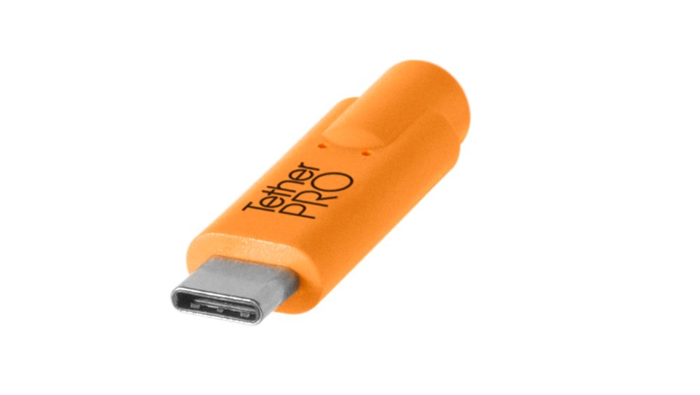 High-Visibility Orange TetherPro USB 3.0 to USB-C