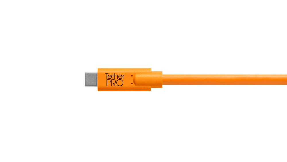 High-Visibility Orange TetherPro USB 3.0 to USB-C