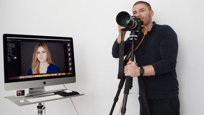 Headshot Photographer Tony Taafe Puts the Tether Table Aero iMac to the Test