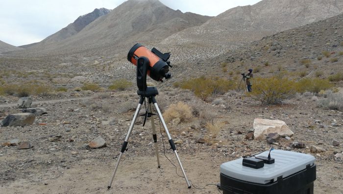 Powering a Telescope, Laptop, and Camera Batteries in Death Valley with ONsite Power System
