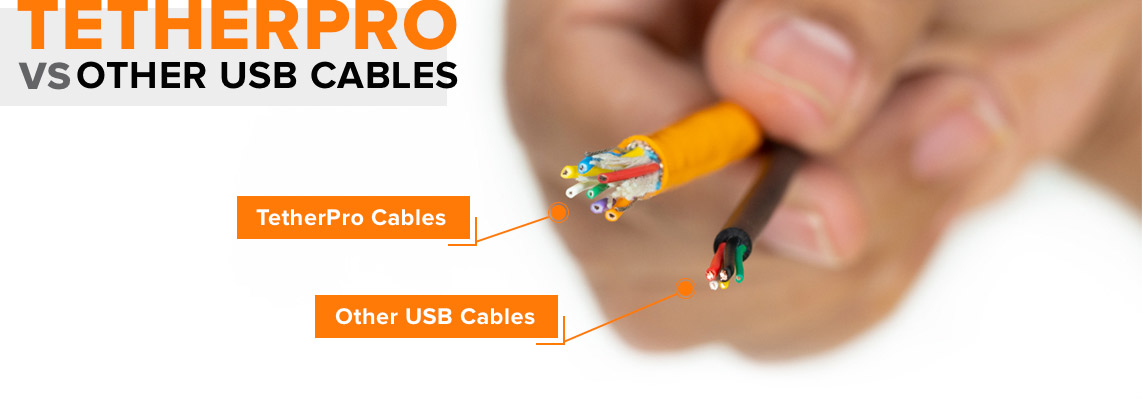 TetherPro versus otros cables USB