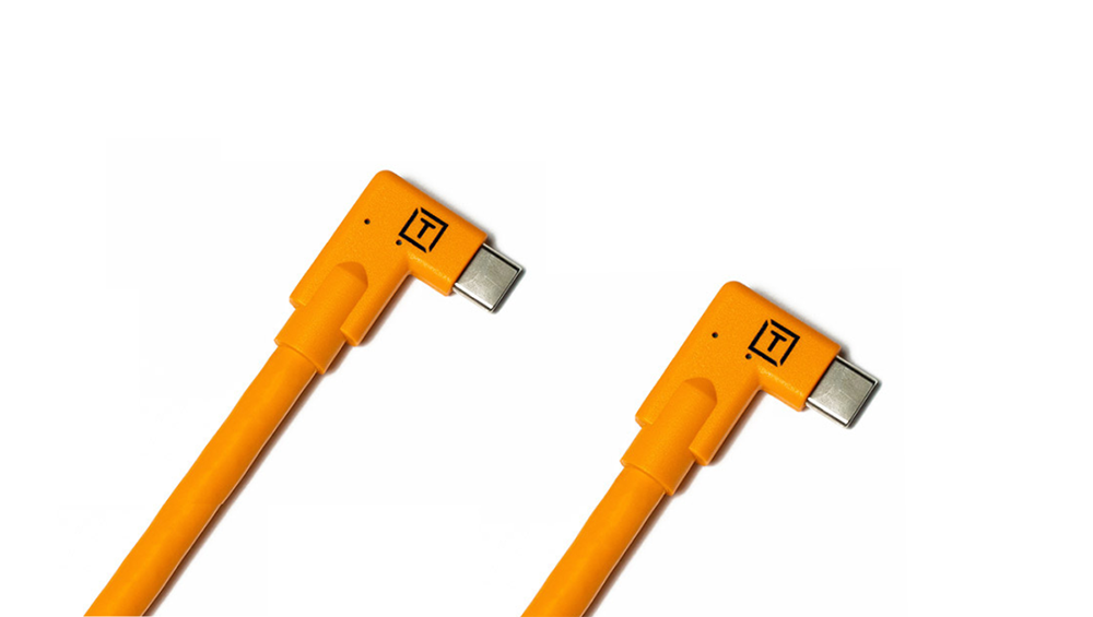 CABLE Tethertools Cable USB-C vers USB-C ORANGE 4.6 M