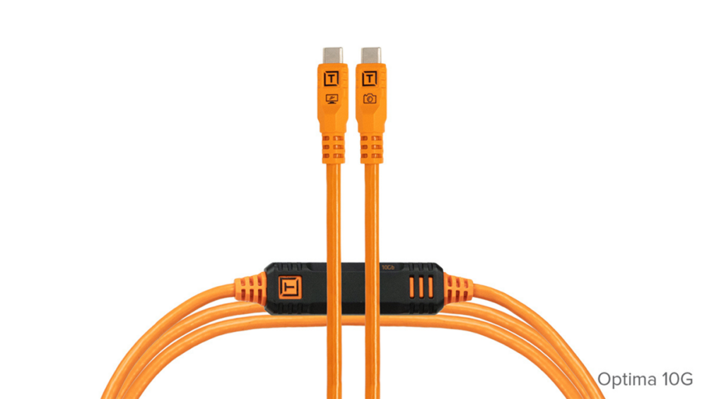 TetherPro Optima 10G USB-C, Straight to Straight Cable